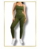 Slim bodysuit Jumpsuit - AOaivilo-women's fashion, body suits, jumpers, fashion jeans, two-piece set, active wear, stylish clothing, trendy outfits,