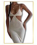 Summer backless sexy dress - AOaivilo